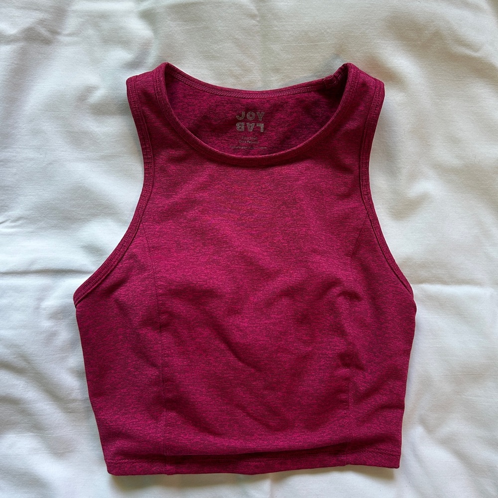 JoyLab Women's Burgundy Crop Top - XS